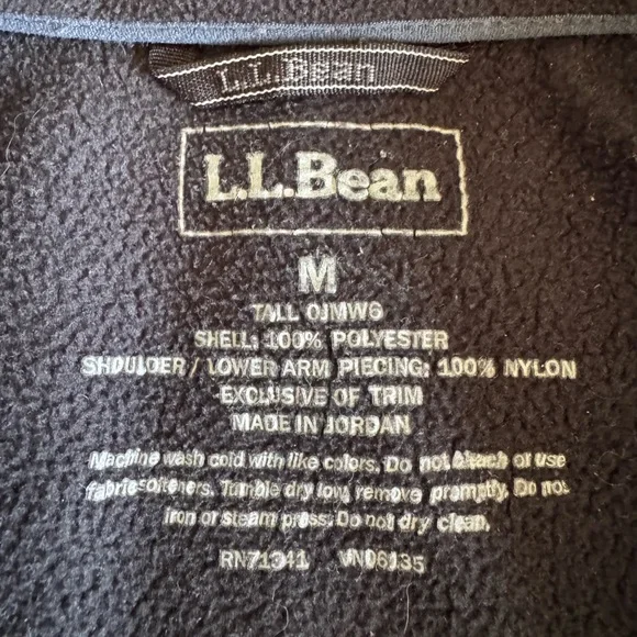 Men’s LL Bean Fleece Jacket - Picture 4 of 7